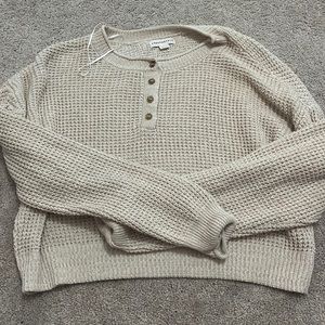 Cropped sweater